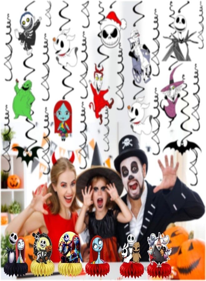 fancigo 8Pcs Nightmare Table Centerpieces Birthday Party Supplies Double Side Table Decorations for Kids Party Decorations - Image 5